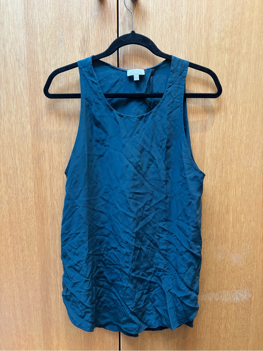 Wilfred Teal Blue Sleeveless Tank Top